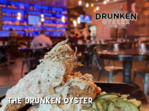 Enjoying a meal at The Drunken Oyster is one of the best Things To Do in Amarillo!