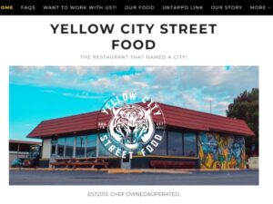 One of the funkiest restaurants in Amarillo is Yellow City Street Food.